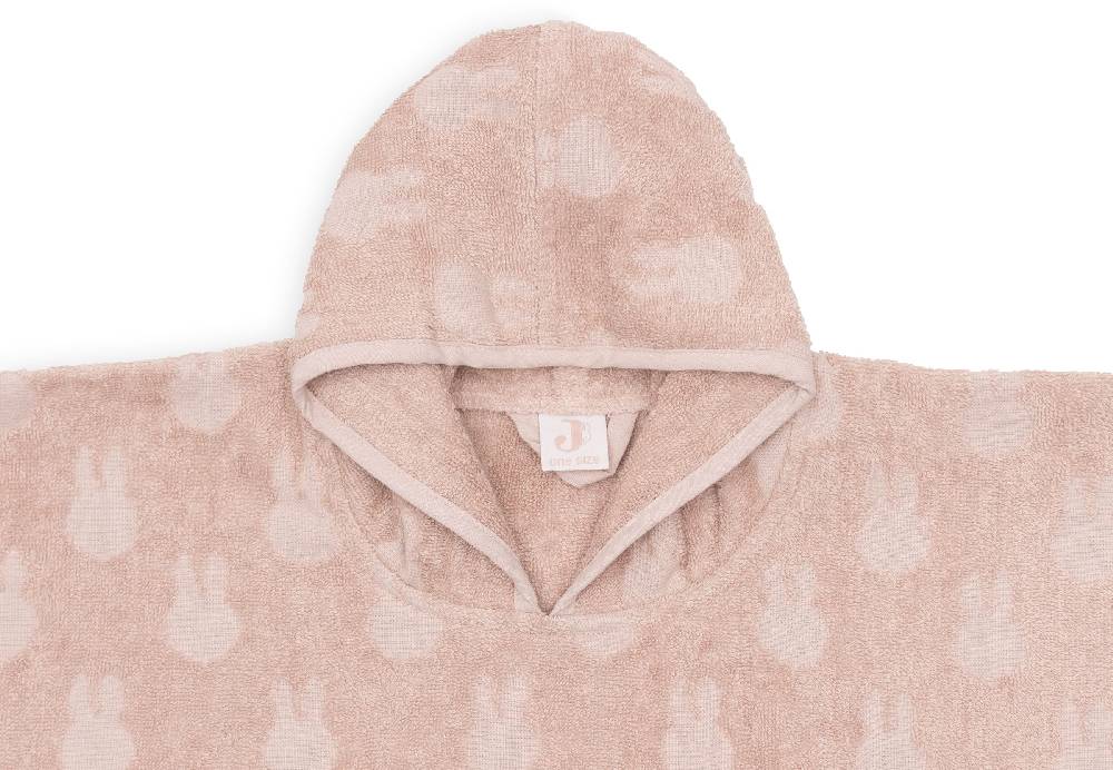 Jollein Badeponcho Frottee Miffy Jacquard Wild Rose Vierteljährliche Förderung