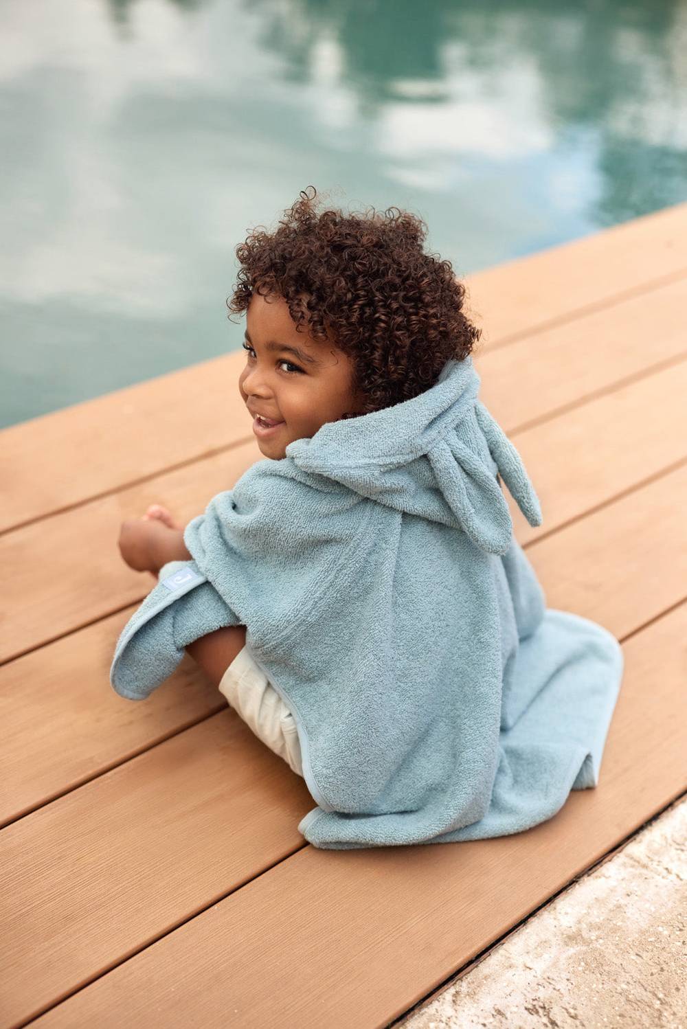 Jollein Badeponcho Frottee - Sea Green Super Rabatt
