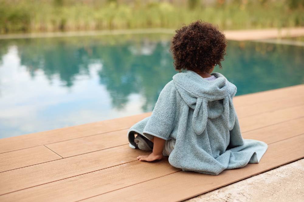Jollein Badeponcho Frottee - Sea Green Super Rabatt