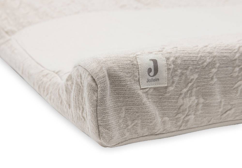 Jollein Wickelauflagenbezug 50x70cm Soft Waves Nougat Super Sparpreis