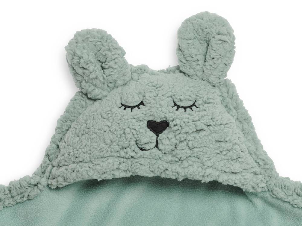 Jollein Einschlagdecke für Babyschale Bunny Ash Green Muttertagsangebot