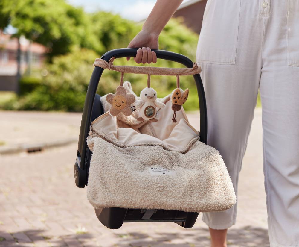 Jollein Fußsack gruppe 0+ 3/5 punkte Boucle Naturel 50% Rabatt für begrenzte Zeit