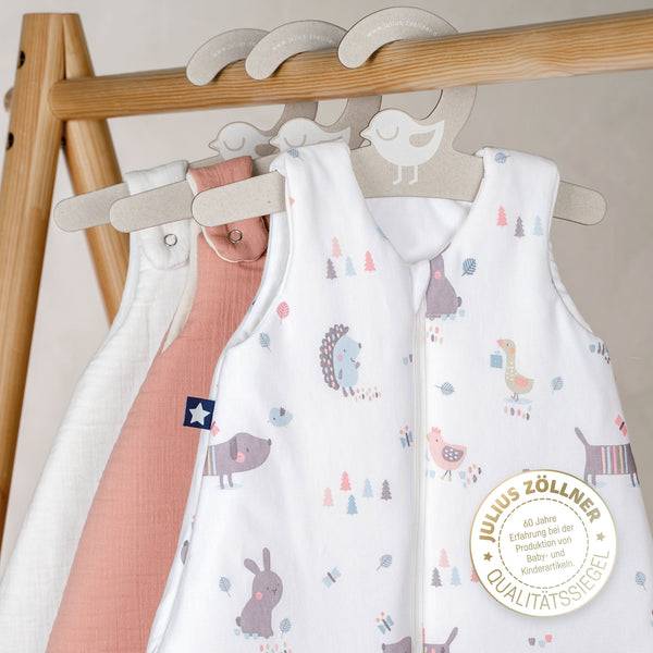 Julius Zöllner Jersey Sommerschlafsack - Crazy Animals 50% Rabatt mit kostenlosem Versand