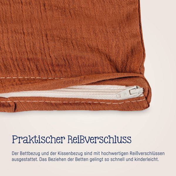 Julius Zöllner Bettwäsche aus Baumwollmusselin, Rost Osterangebot