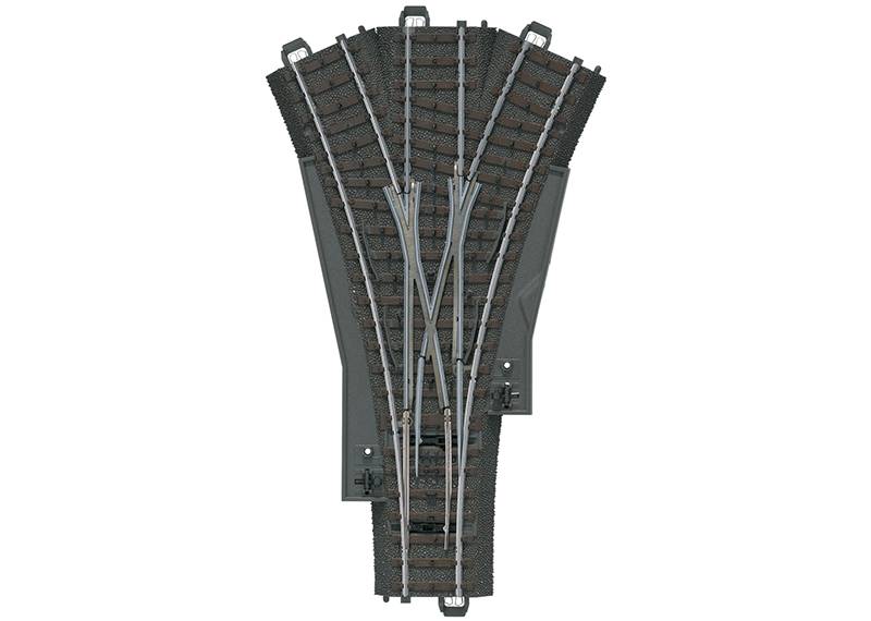 Märklin Märklin Dreiwegweiche Länge 188,3 mm Top Angebot