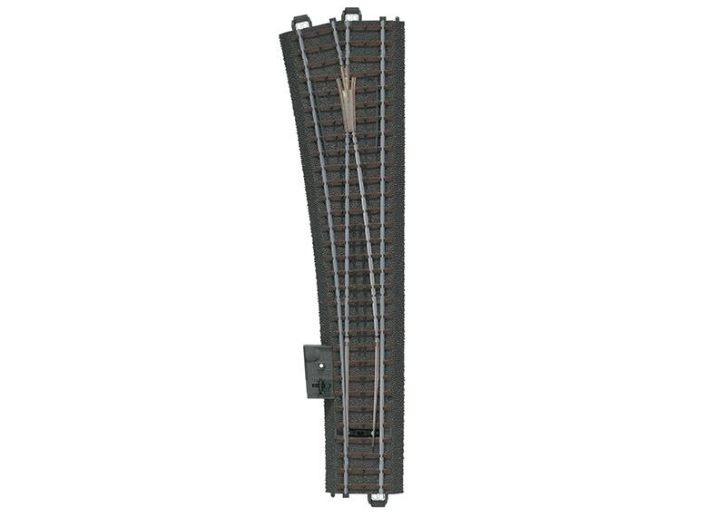 Märklin Märklin Schlanke Weiche links Länge 236,1 mm Blitzangebot