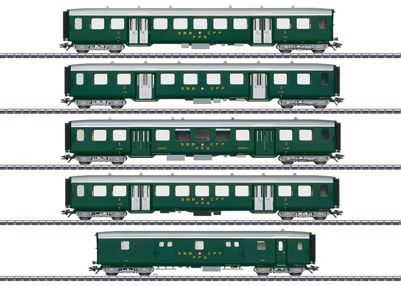 Märklin Leichtstahlwagen-Set zur Ae 3/6 I Rabatte dieses Monats