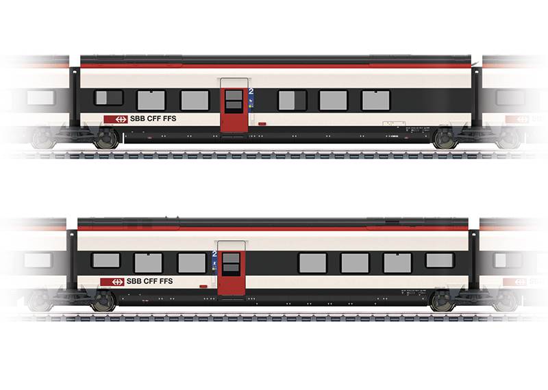 Märklin Ergänzungswagen-Set 2 zum RABe 501 Giruno Outlet