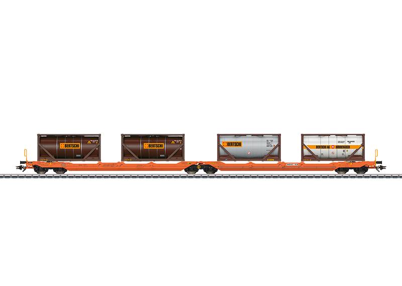 Märklin Doppel-Taschenwagen Sdggmrss Bis zu 60% Rabatt