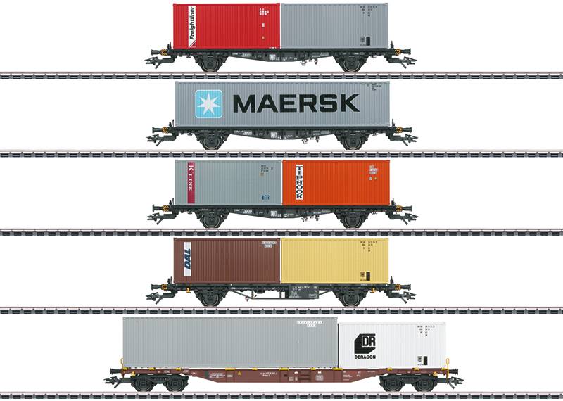 Märklin Container-Tragwagen-Set