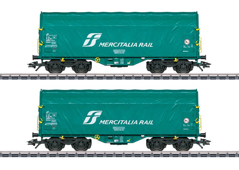 Märklin Schiebeplanenwagen-Set