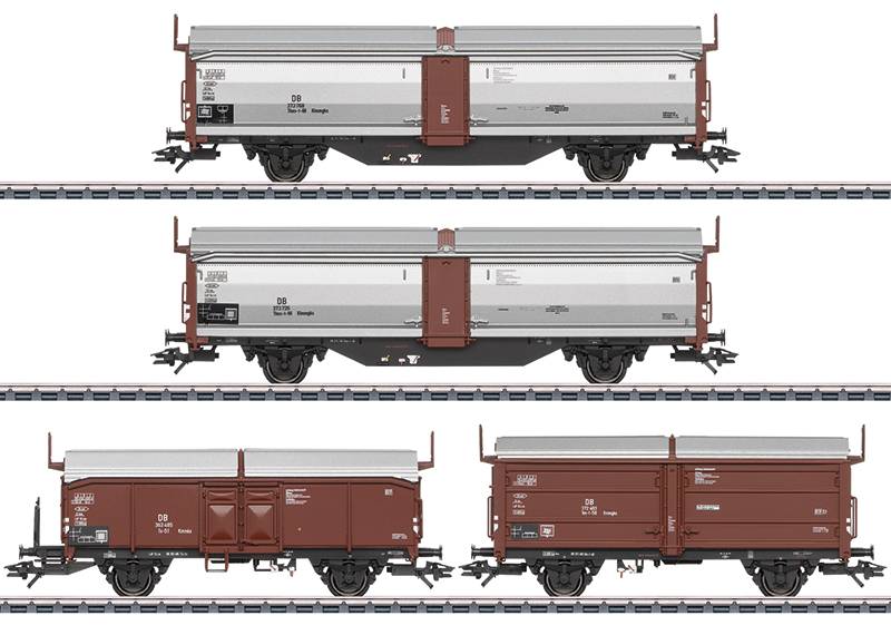 Märklin Schiebedach-/Schiebewandwagen-Set Tbes-t-66 im Angebot