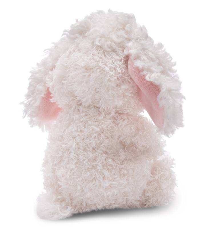 NICI Kuscheltier Sleeping Pets weißer Pudel 12cm im Körbchen NICI GREEN Bis zu 50% Rabatt