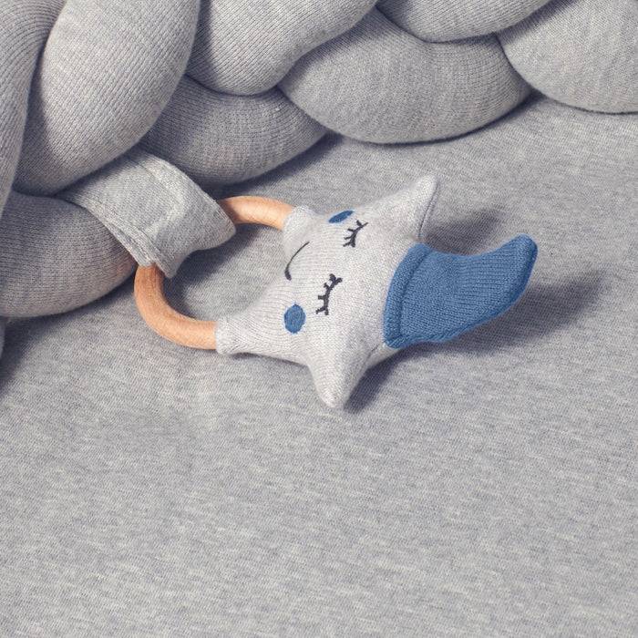 Nordic Coast Company Baby Nest geflochten Grau Riesige Rabatte