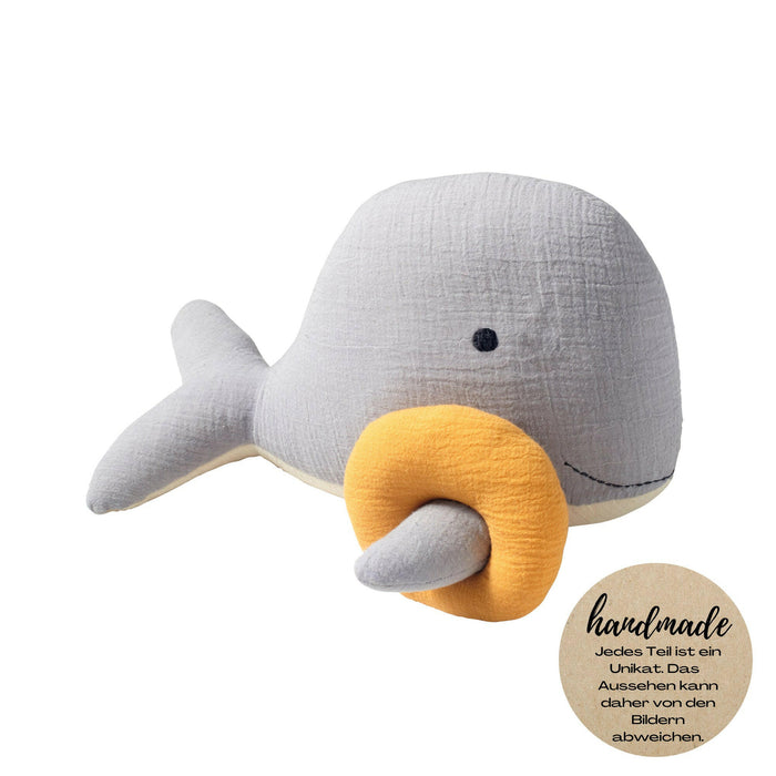 Nordic Coast Company Kuscheltier Musselin Wal Bobby Fabrik Onlineshop