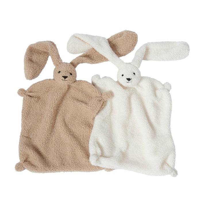 Nordic Coast Company Schnuffeltuch Hase Teddy Natur Fabrikpreis