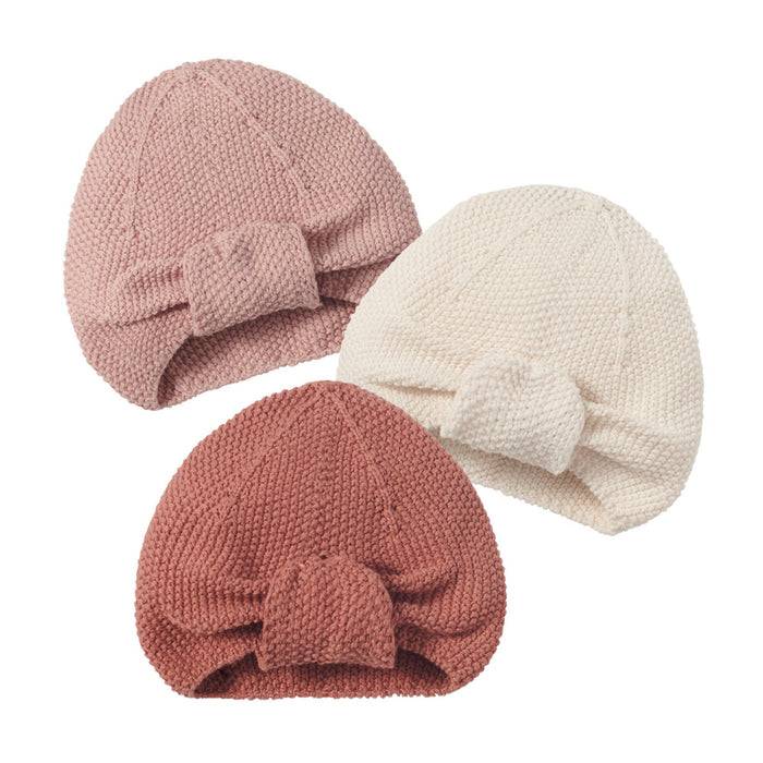 Nordic Coast Company 2er Set Baby Turban Kupfer + Natur Super Sparpreis