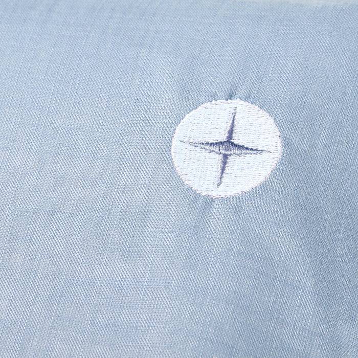 Nordic Coast Company Wickelauflage Blau Grau schmal Osterangebot