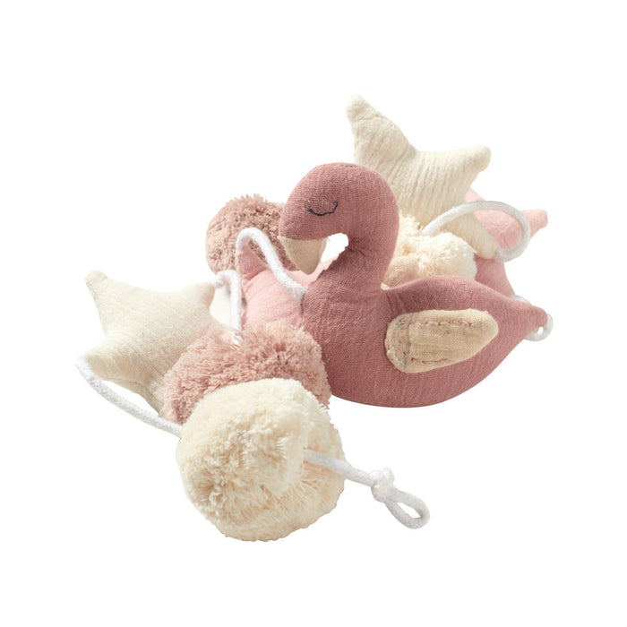 Nordic Coast Company Wandgirlande Musselin Schwan Large Super Rabatt
