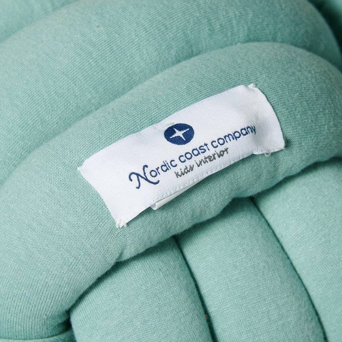 Nordic Coast Company Knotenkissen Jersey Mint Sonderangebote