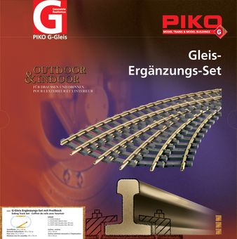 Piko G Gleis Ergänzungs-Set mit Prellbock Artikelnummer: 35301 Online
