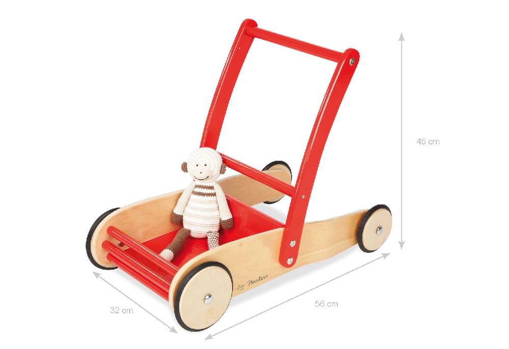 Pinolino Lauflernwagen 'Uli', rot Online Shopping