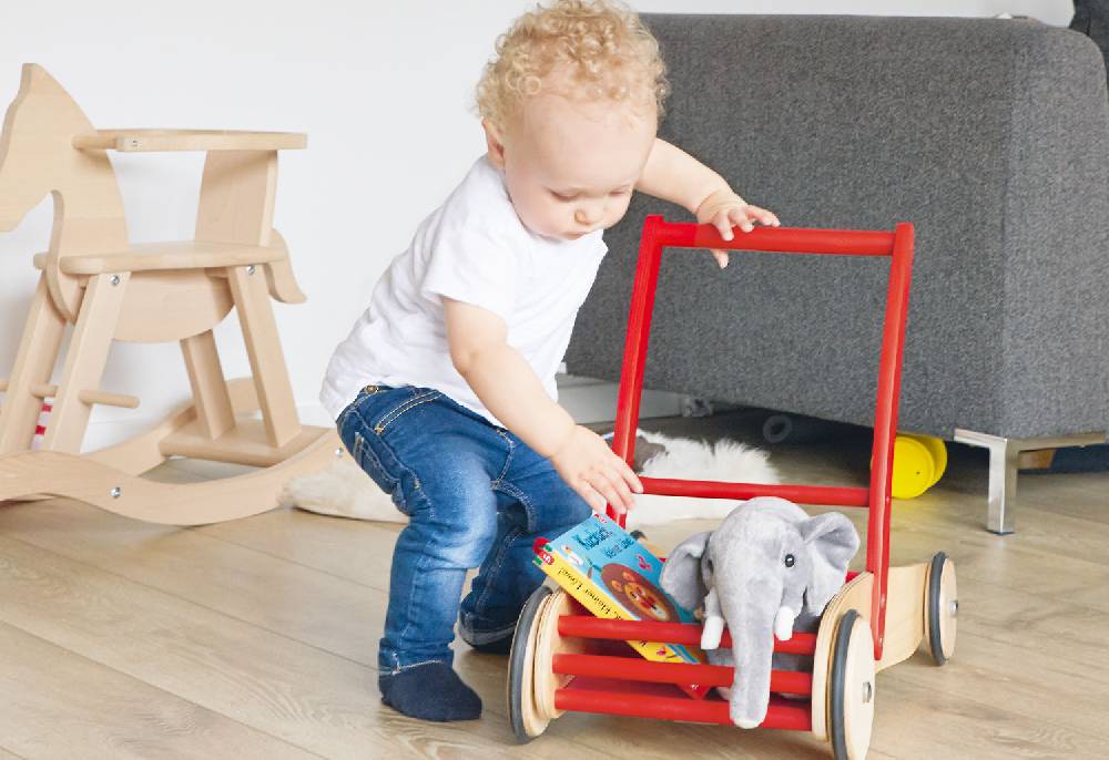 Pinolino Lauflernwagen 'Uli', rot Online Shopping