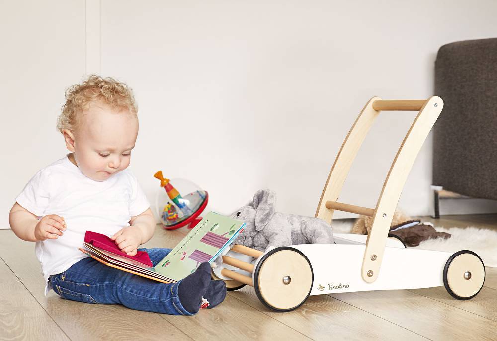 Pinolino Lauflernwagen 'Uli', weiß Exklusivangebot