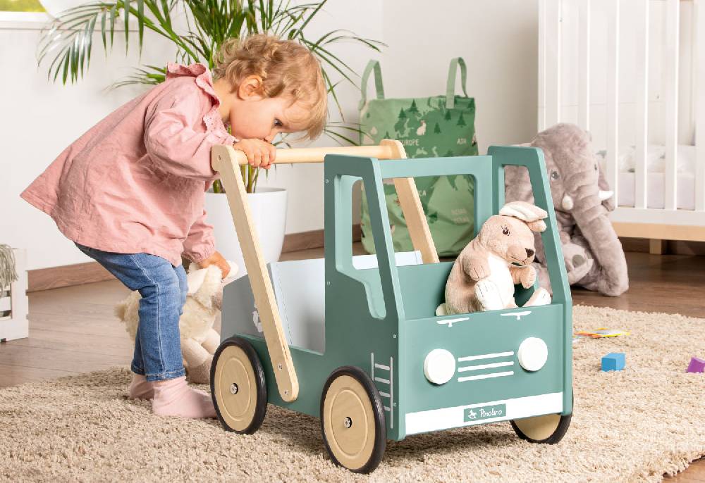Pinolino Lauflernwagen 'Kipplaster Fred', grün Preisnachlass