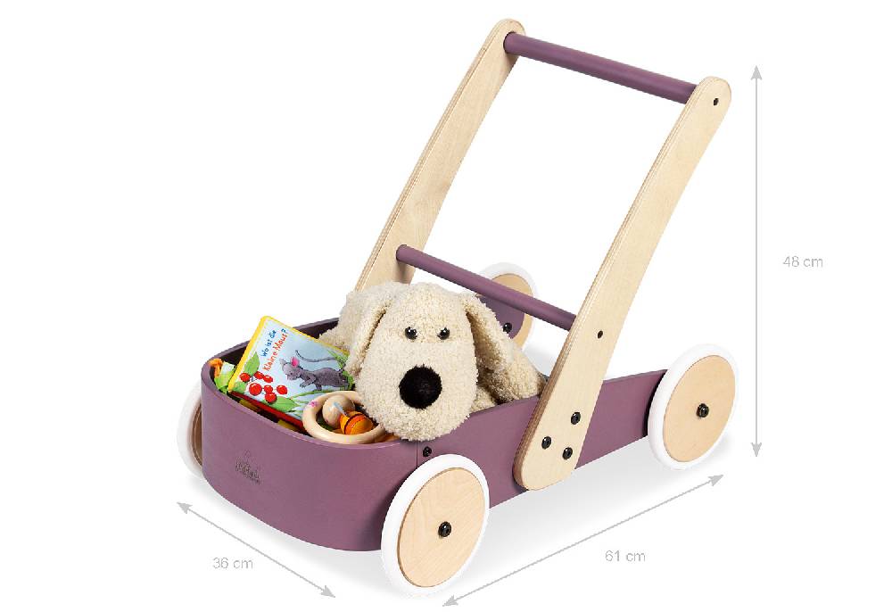Pinolino Lauflernwagen 'Fiete', brombeer Cyber Monday