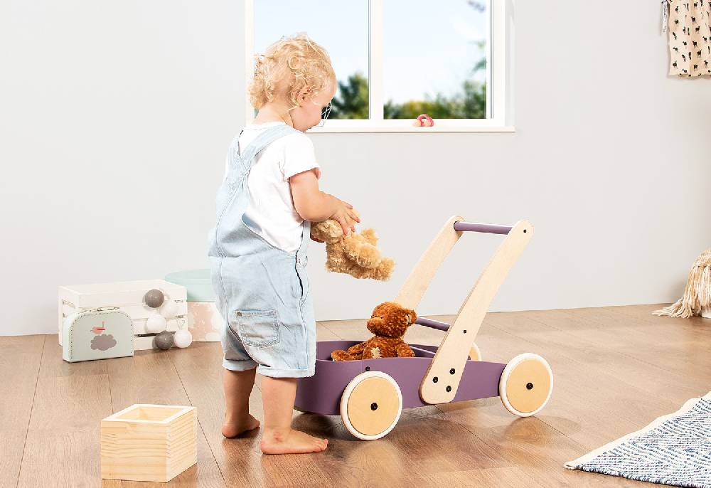 Pinolino Lauflernwagen 'Fiete', brombeer Cyber Monday