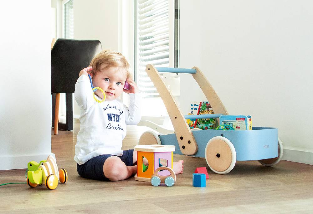 Pinolino Lauflernwagen 'Fiete', blau Weihnachtsangebot