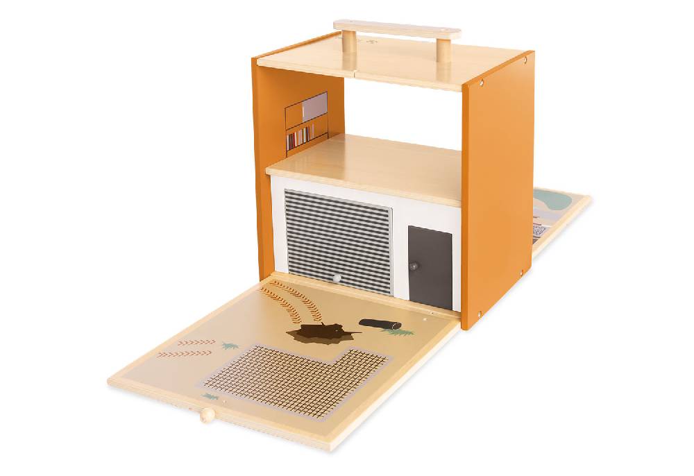 Pinolino Spielwelt 'Baustelle Gustav' mit Zubehör Blitzangebot