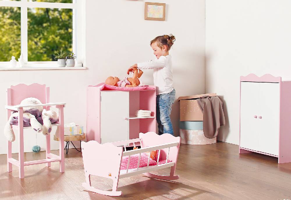 Pinolino Puppenschrank 'Jasmin', 4-tlg Tägliche Deals