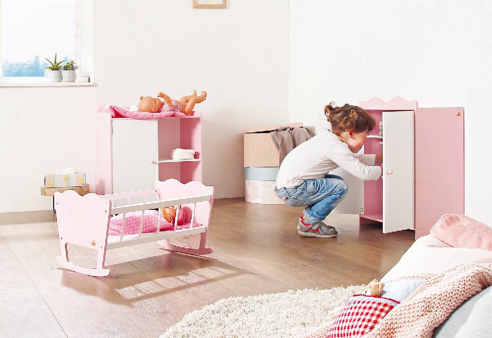 Pinolino Puppenwickeltisch 'Jasmin', 2-tlg Sonderangebote