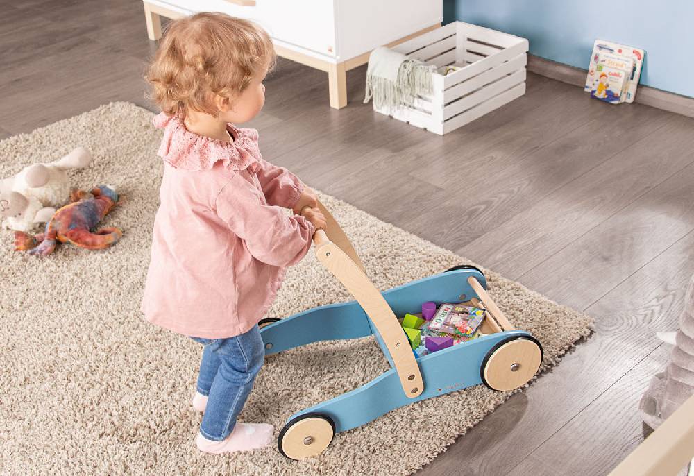 Pinolino Lauflernwagen 'Uli', blau - Auslaufartikel Black Friday