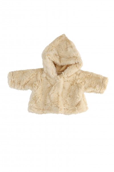 Schildkröt Manufaktur Kleidung Felljacke zu Puppe 32 -52 cm beige