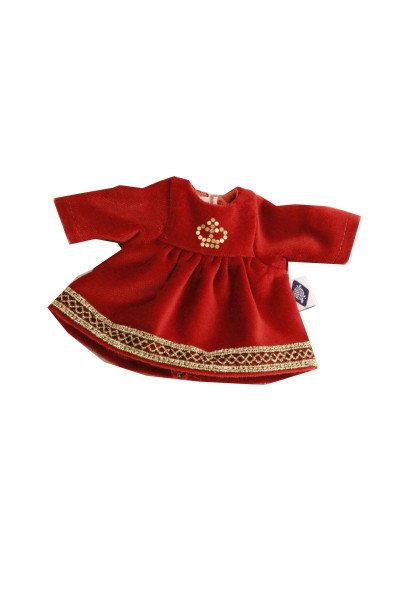 Schildkröt Manufaktur Samtkleid rot zu Stehpuppe Gr. 18 Zeitbegrenzte Promotion