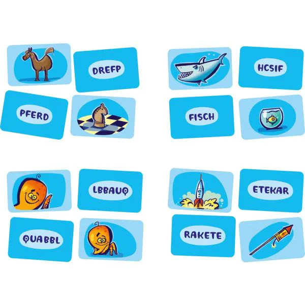 ﻿Schmidt Spiele Drei Magier®: Quabbl, Kartenspiel Zeitbegrenzte Promotion