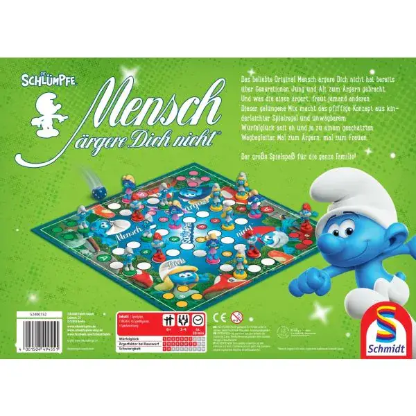 Schmidt Spiele Mensch ärgere Dich nicht® – Die Schlümpfe Riesige Rabatte