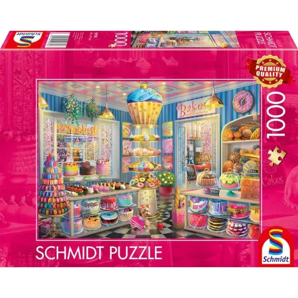 Schmidt Spiele Bunte Bäckerei, 1.000 Teile Puzzle Riesige Ersparnisse
