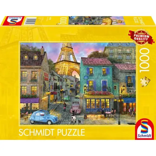 Schmidt Spiele In den Straßen von Paris, 1.000 Teile Puzzle Kostenlose Rückgabe