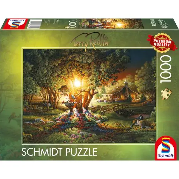 Schmidt Spiele Terry Redlin: Prächtiges Frühlingsleuchten, 1.000 Teile Puzzle Bis zu 60% Rabatt