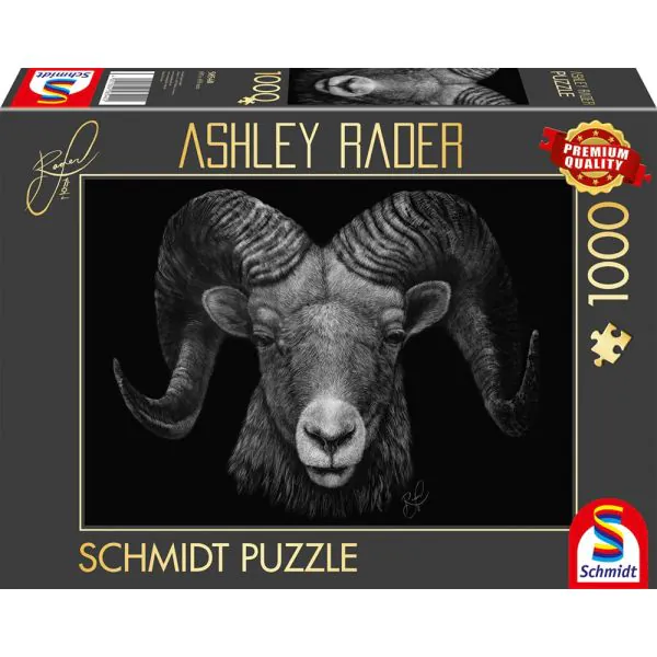 Schmidt Spiele Ashley Rader: Dominance - Widder, Im Zeichen des Feuers, 1.000 Teile Puzzle Nur noch ein Tag übrig