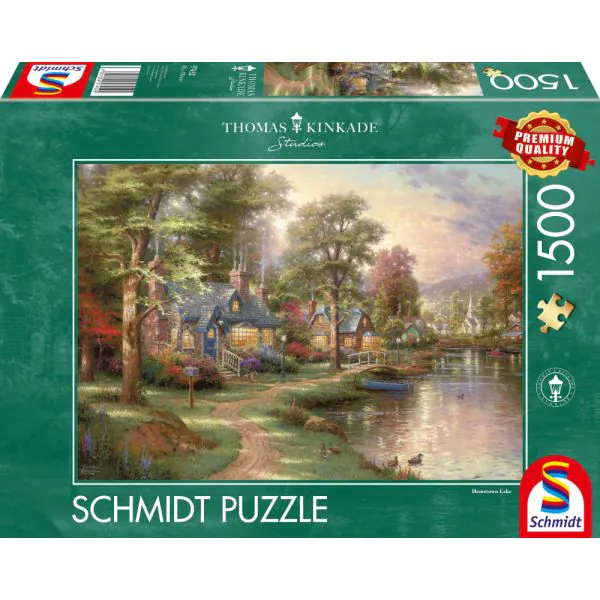 Schmidt Spiele Thomas Kinkade: Am See, 1.500 Teile Puzzle Clearance-Verkauf
