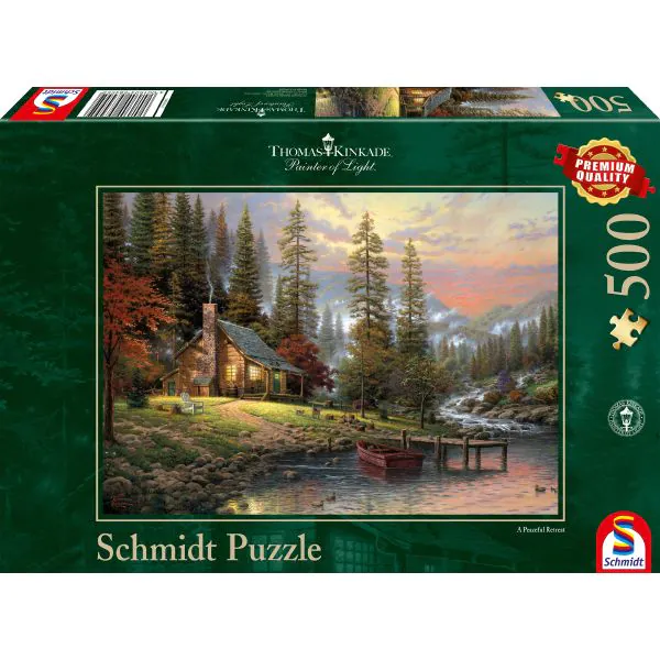 Schmidt Spiele Thomas Kinkade: Haus in den Bergen, 500 Teile Puzzle Im Verkauf