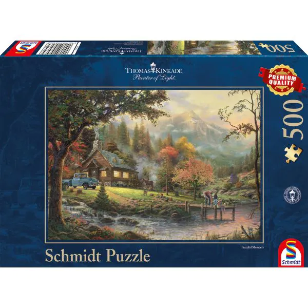 Schmidt Spiele Thomas Kinkade: Idylle am Fluss, 500 Teile Puzzle Rabatte dieses Monats