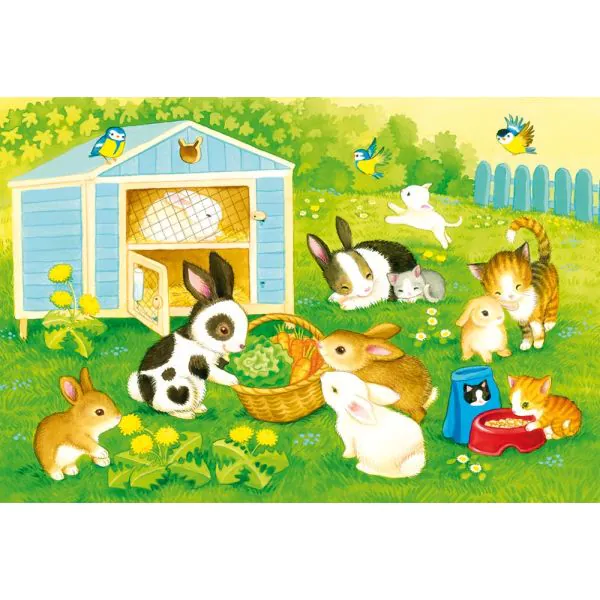 Schmidt Spiele Niedliche Haustiere, 3 x 24 Teile Kinderpuzzle Verkauf
