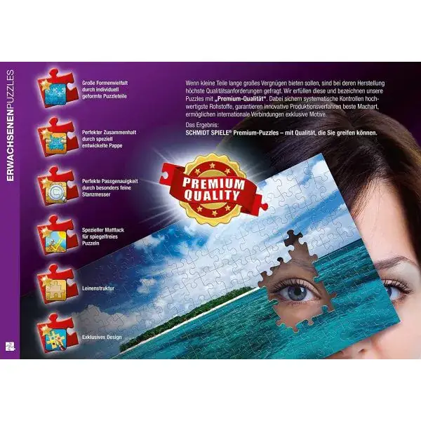 Schmidt Spiele Markus Binz: Mona Lisa 2024, 1.000 Teile Puzzle Tägliche Deals
