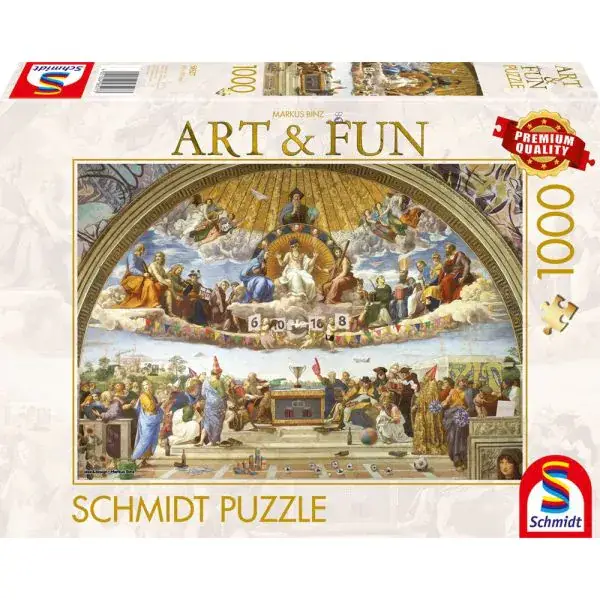 Schmidt Spiele Markus Binz: Disputation des Heiligen Sakraments 2024, 1.000 Teile Puzzle